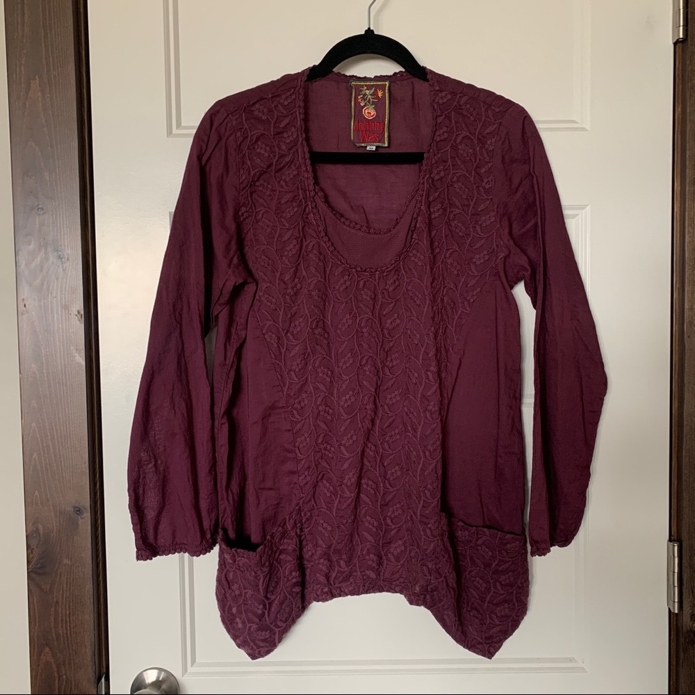 Johnny Was Embroidered Top